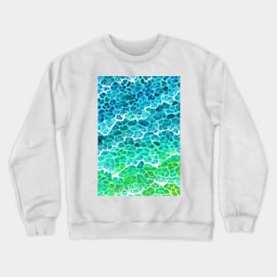 Tropical Waves Watercolour Crewneck Sweatshirt